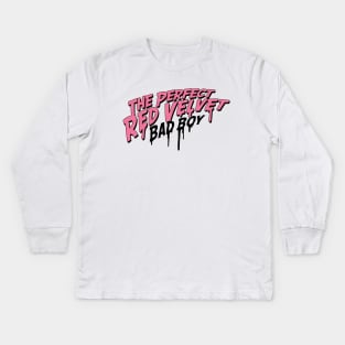 The Perfect Red Velvet "Bad Boy" Kids Long Sleeve T-Shirt